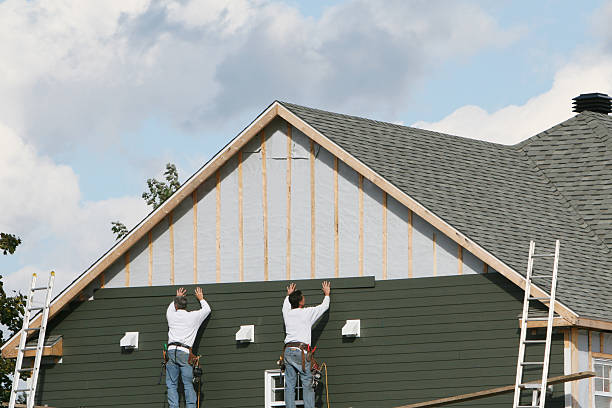Professional Fiber Cement Siding technician working in Lawrence Township, NJ